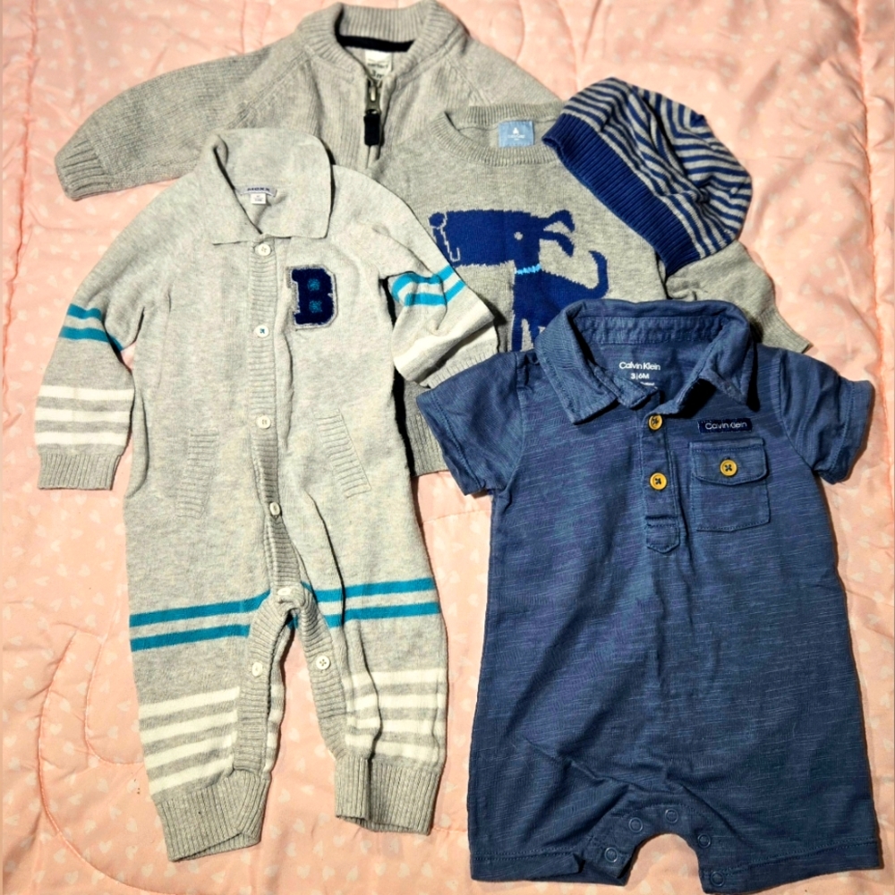 Mexx and Calvin Klein for Baby Boy 4 pairs